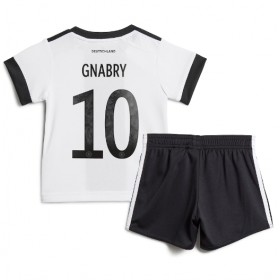 Jalkapallo Pelipaidat/Peliasut Saksa Serge Gnabry 10 Lasten Kotipelipaita Mm-Kisat 2022